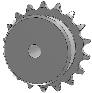 Nhông (Chain Wheel) TSUBAKI RS60-1B18TQ-H035N